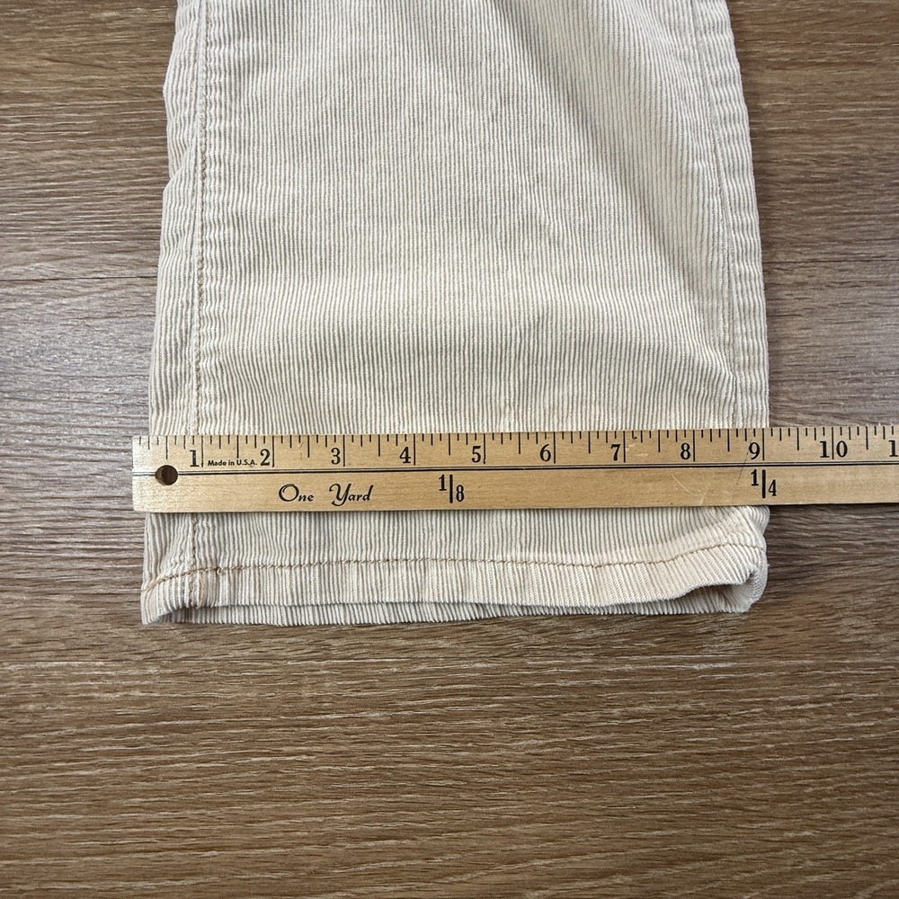 Polo Jeans Co Ralph Lauren Pants Women's 8x30 Beige Corduroy Stretch Classic - Picture 8 of 9